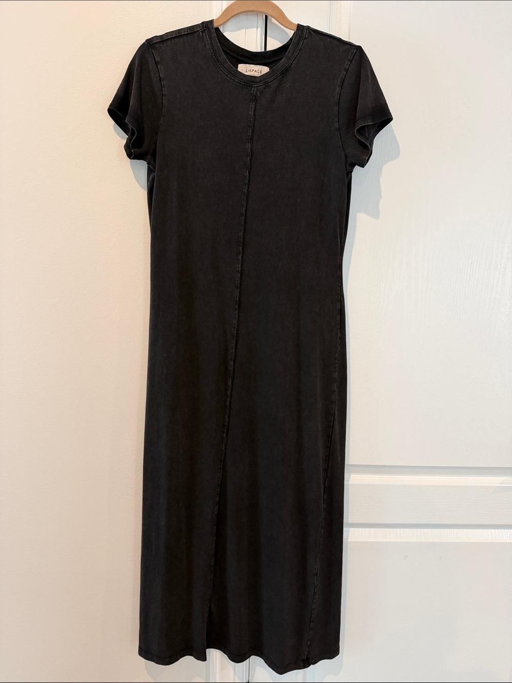 L*space Washed Black Tee Maxi Dress